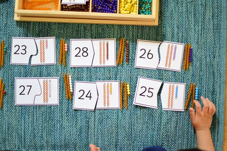 Montessori Teens and Tens Extension Work
