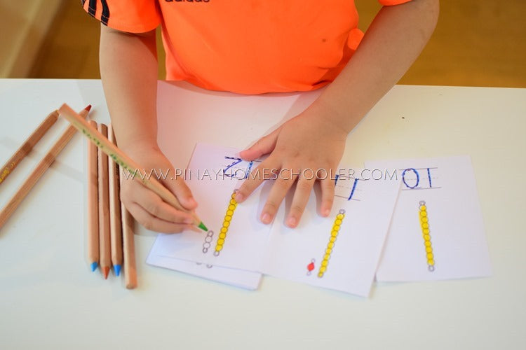 Montessori Teens and Tens Extension Work
