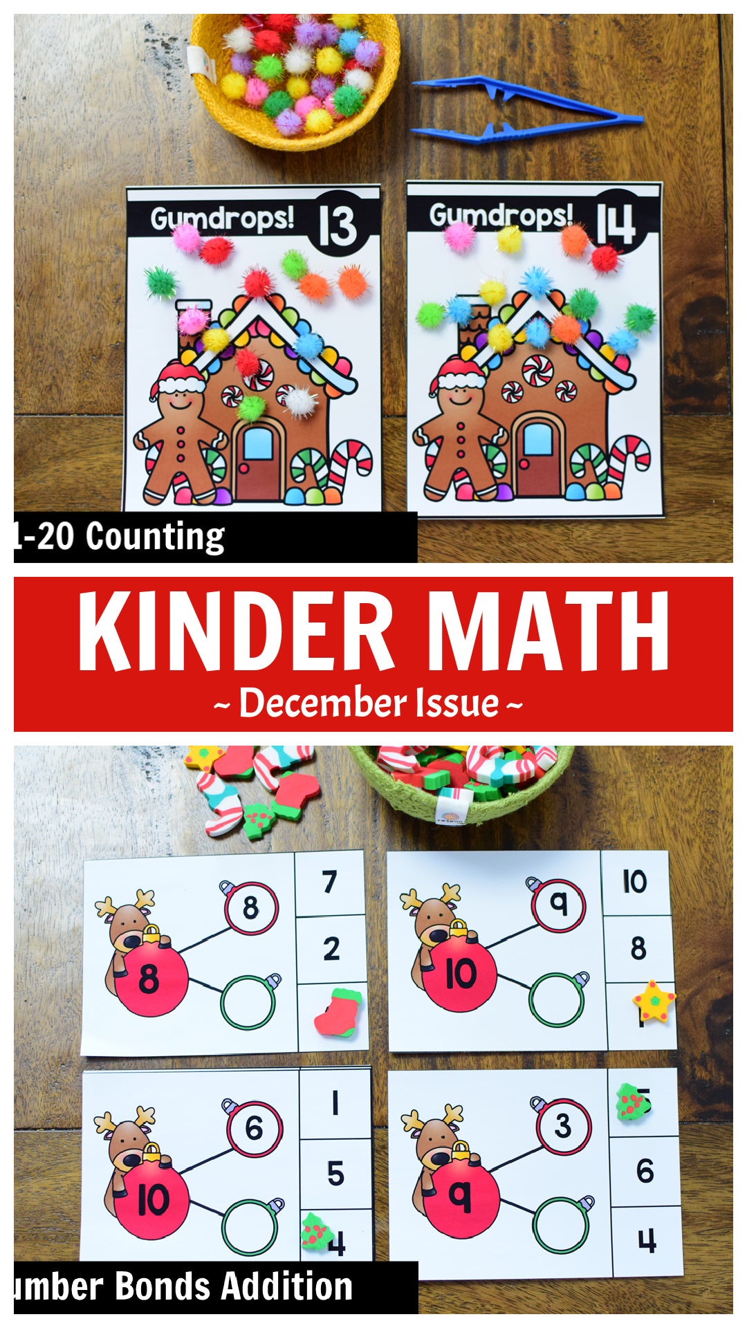 Kindergarten Math Centers - DECEMBER – Pinay Homeschooler Shop
