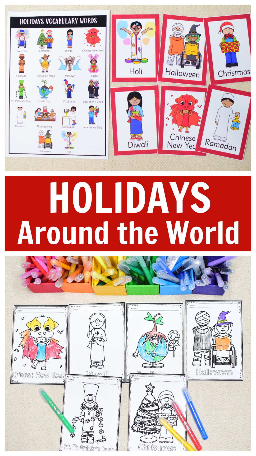 Holidays Around the World Montessori Pack