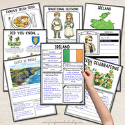 Ireland Worksheets and Research Pages
