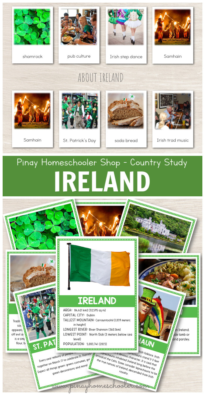 Ireland Tutorial Ireland Activity Pack – Pinay Homeschooler Shop