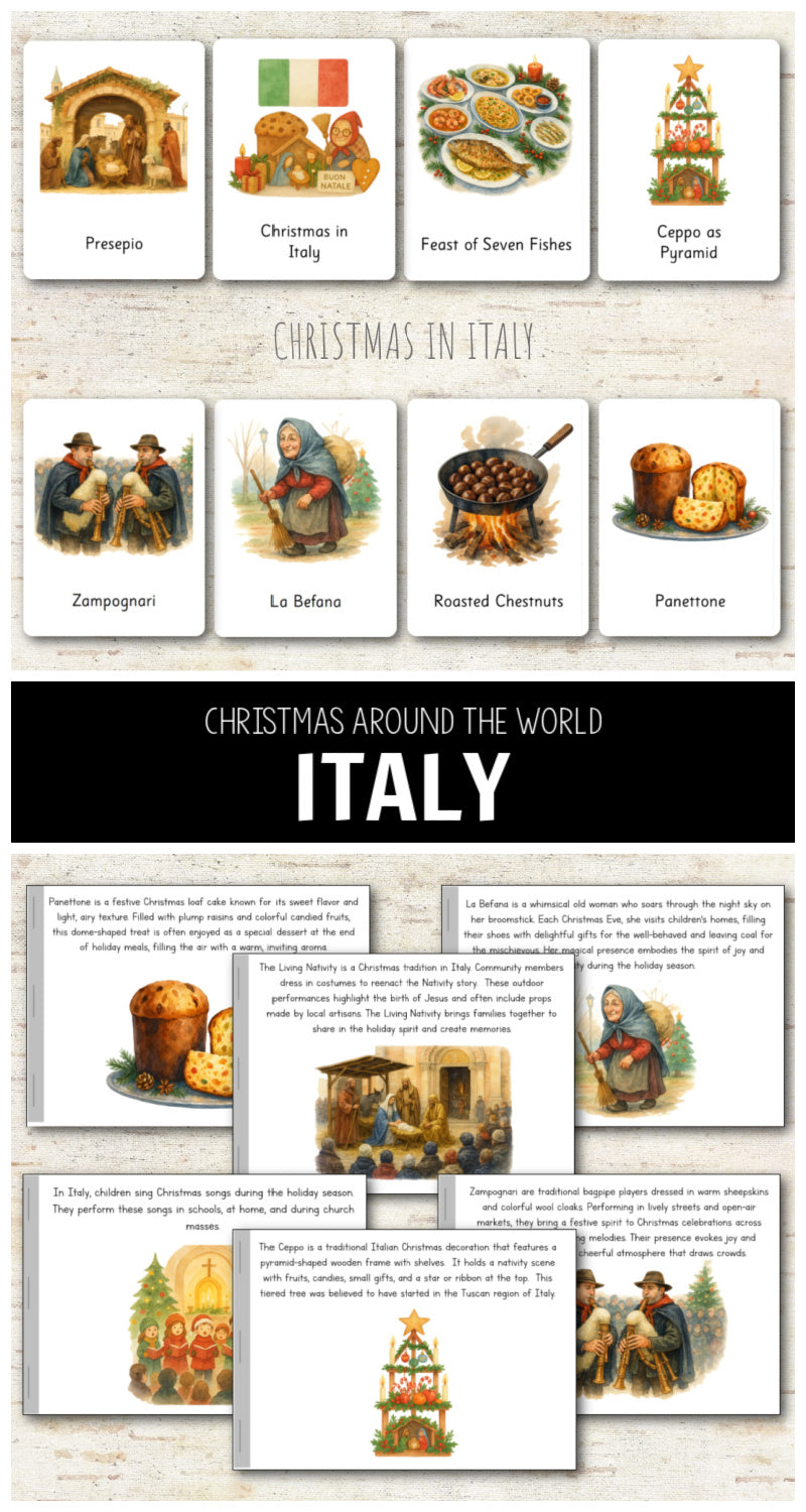 Christmas in Italy - Montessori Inspired