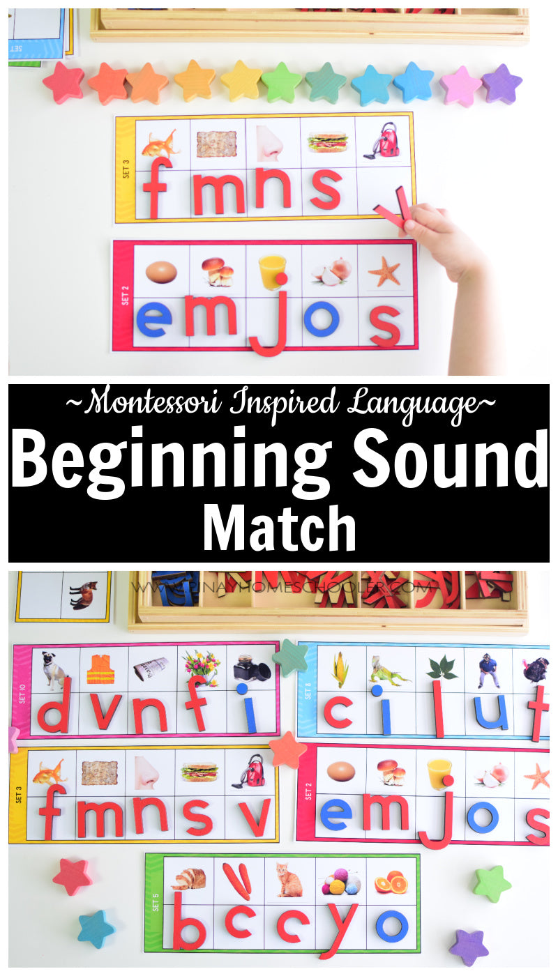 100 Pictures and Beginning Letter Matching Activity
