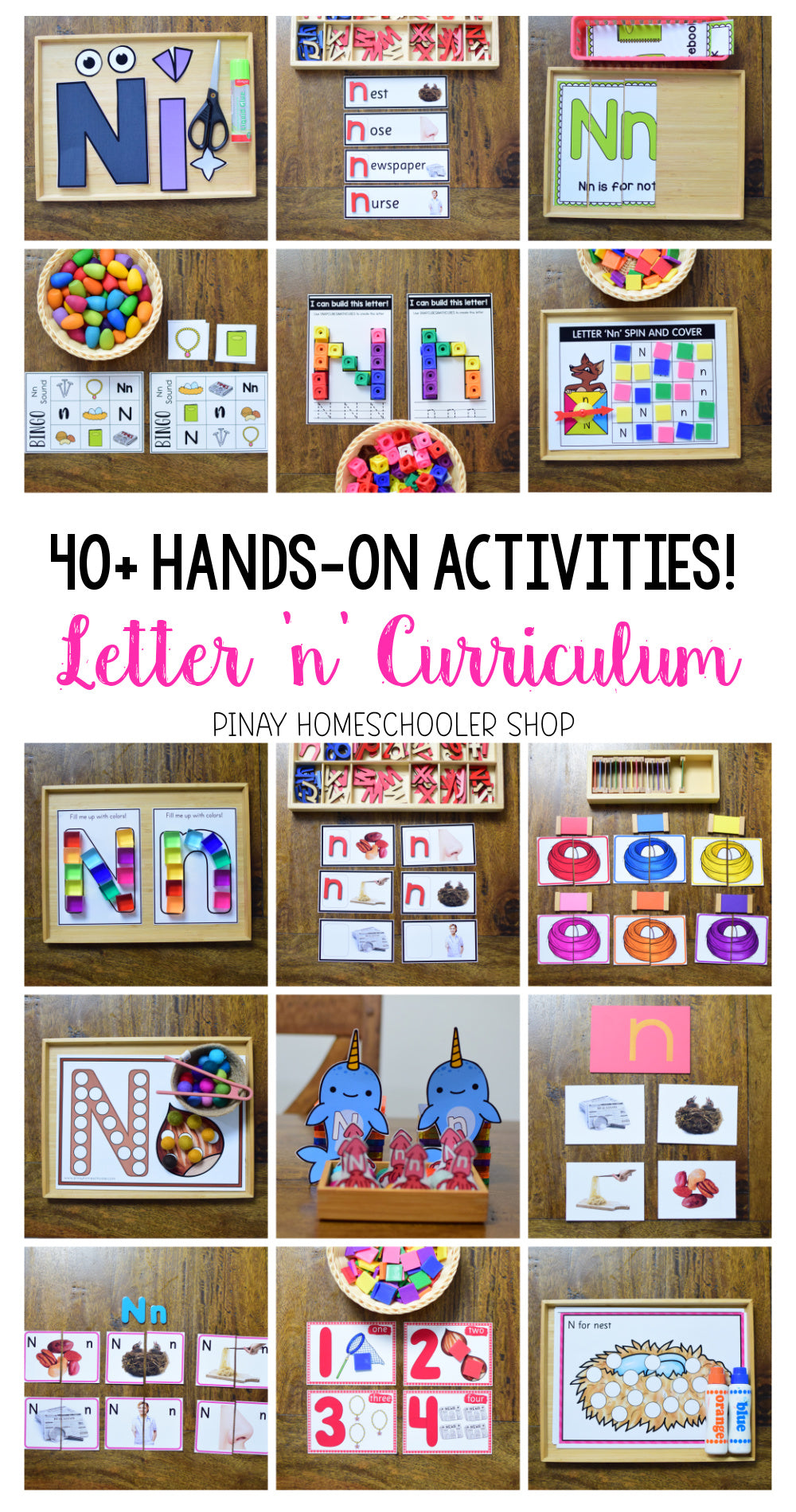 Letter of the Week - Letter N Preschool Unit