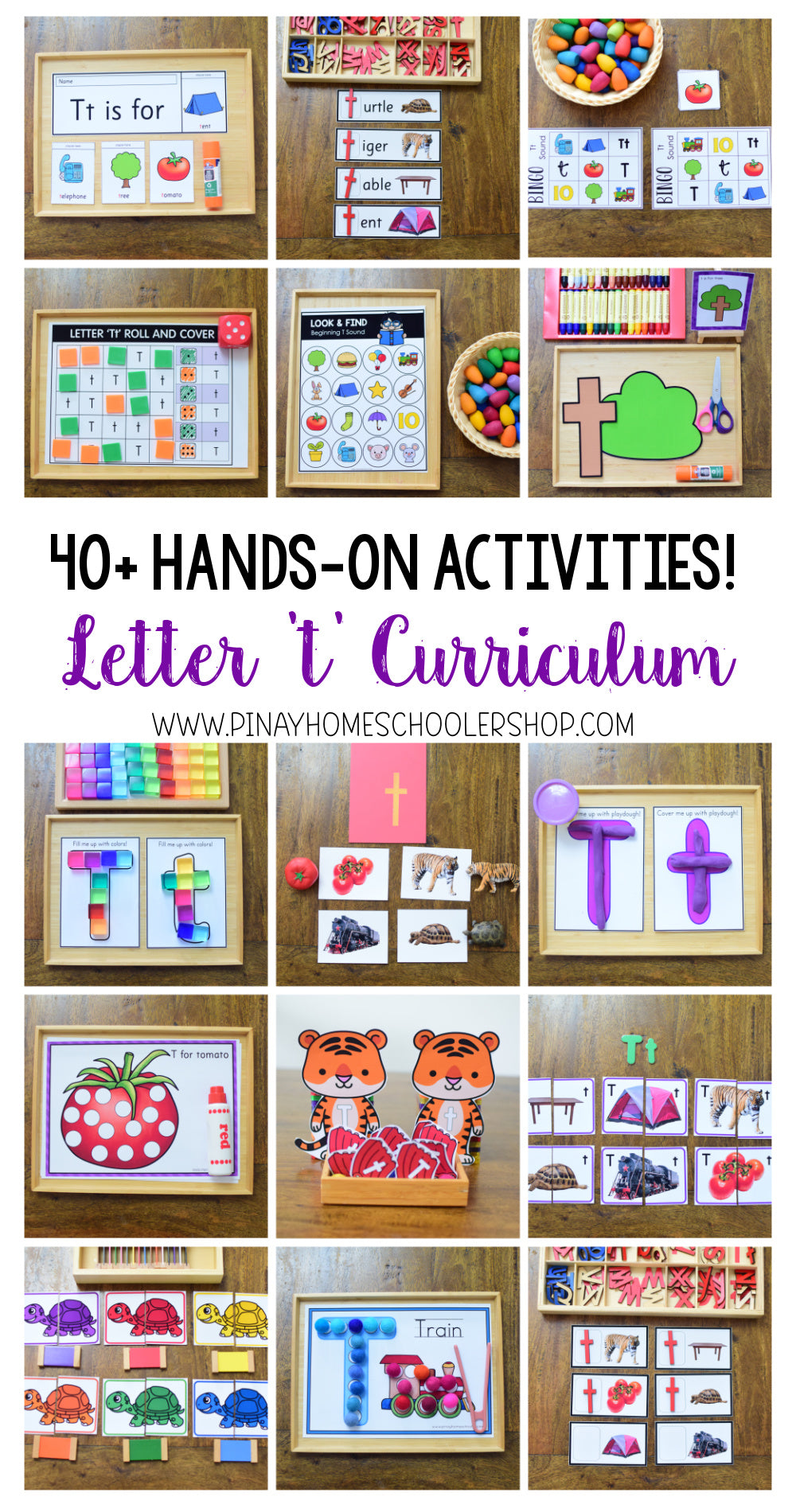 Letter of the Week - Letter T Preschool Unit