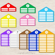 Montessori Bead Houses