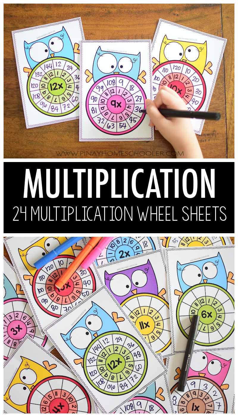 Owl Multiplication Wheel