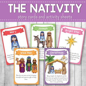 Nativity Story Cards and Activity Sheets