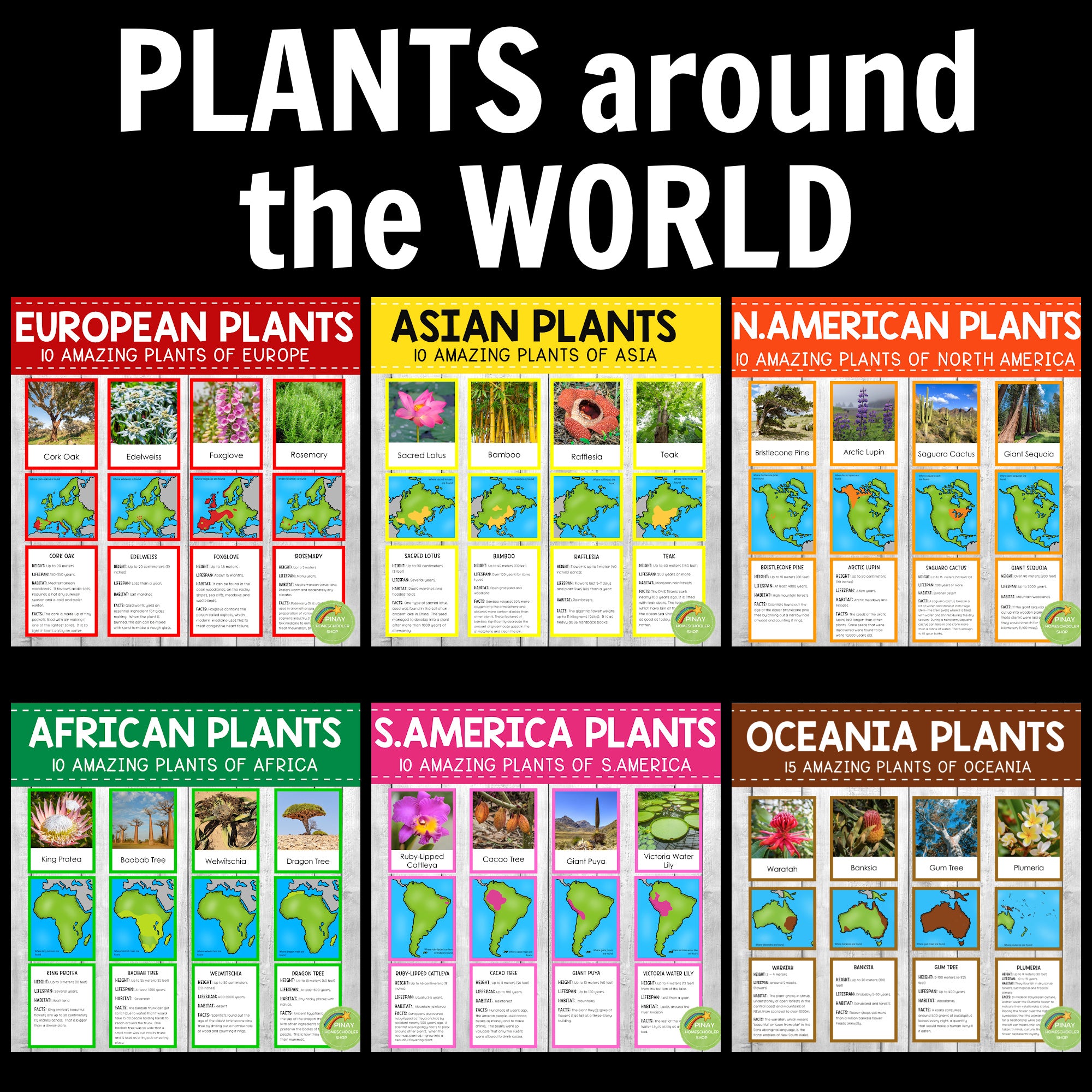 Plants Around the World Bundle Pack (COMPLETE)