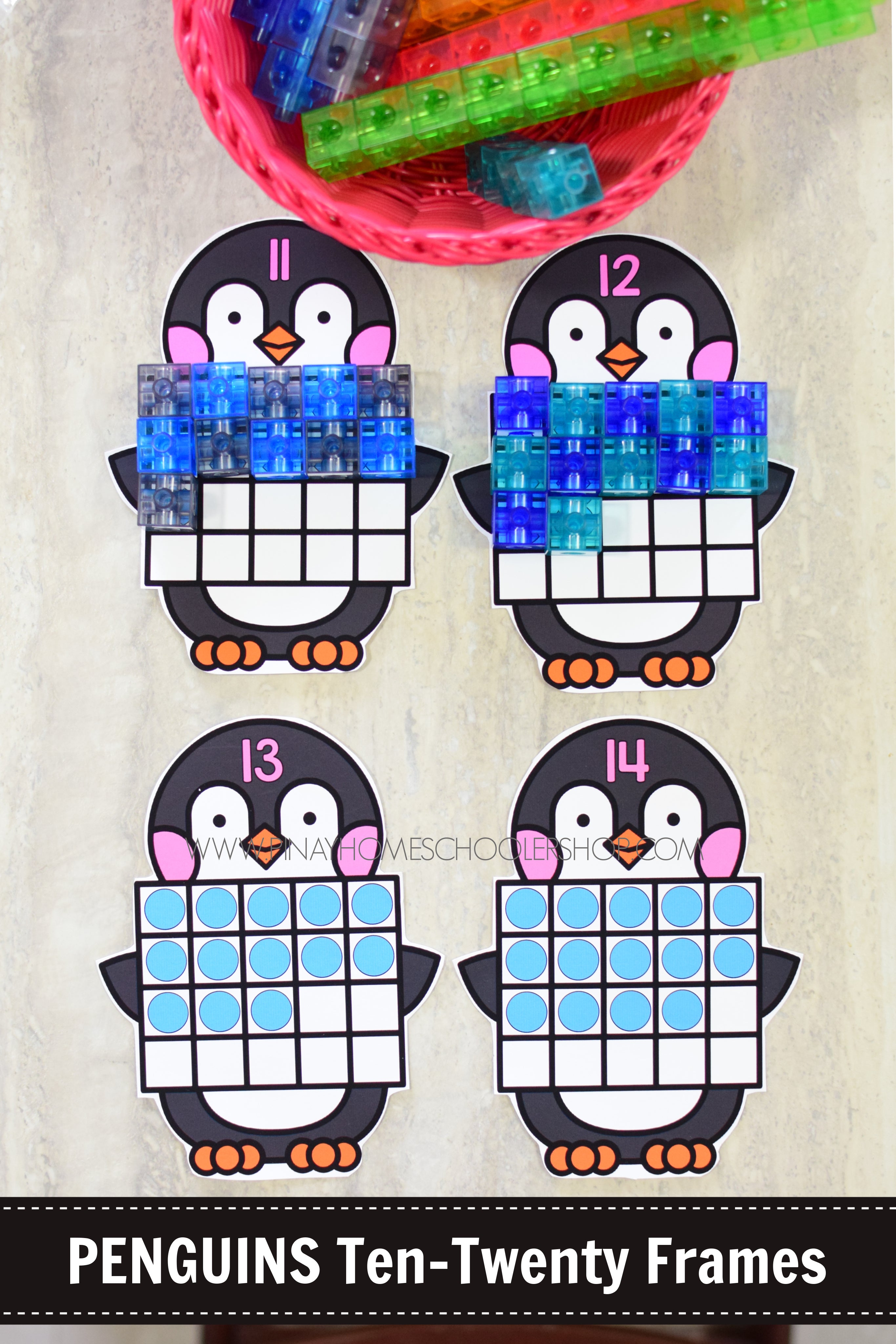 Penguins Preschool Math and Literacy Mini Unit