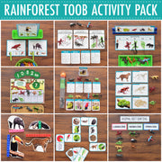 Rainforest Animals Activity Pack - Safari Toob Desert