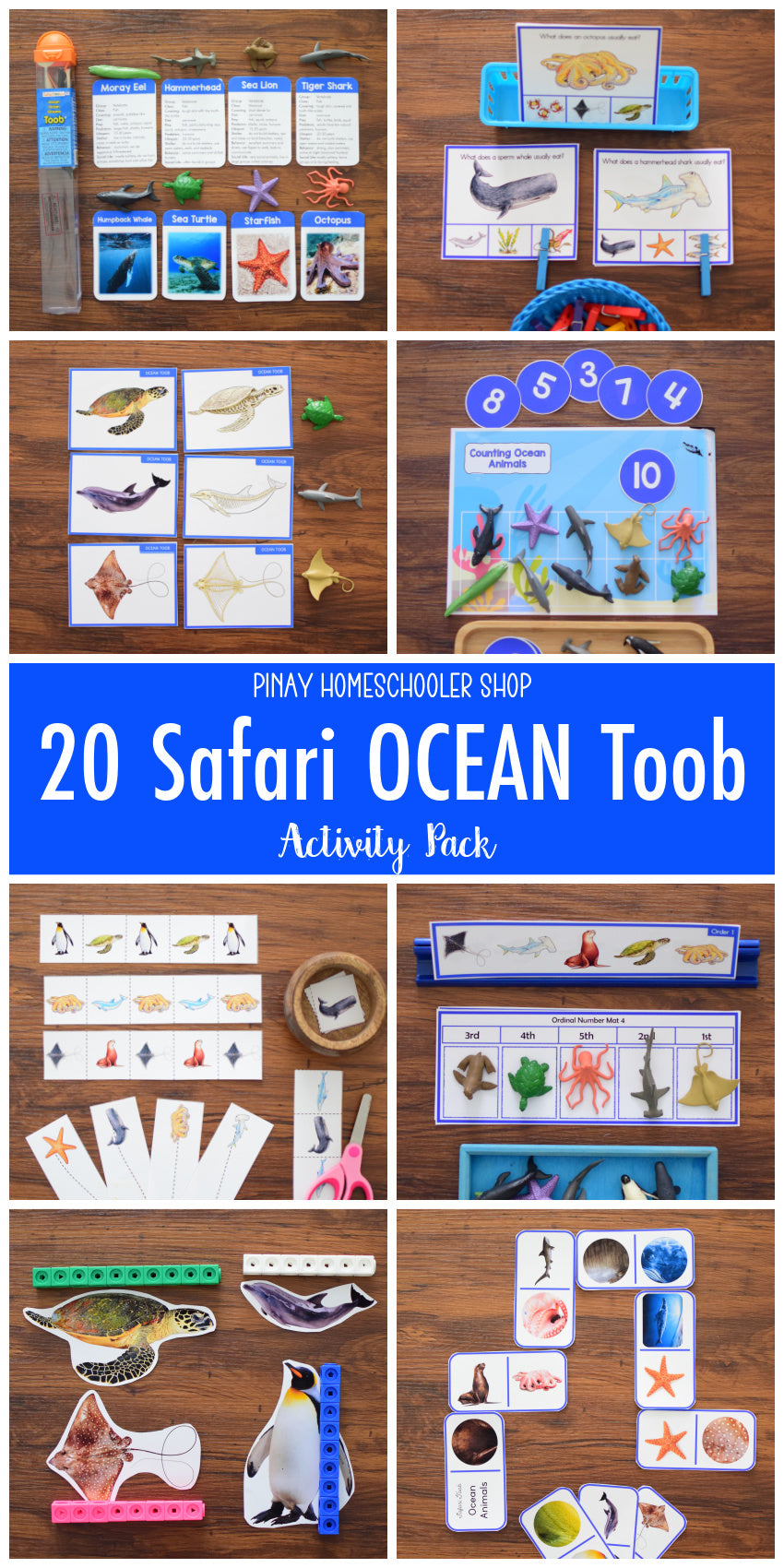 Ocean Animals Activity Pack - Safari Toob