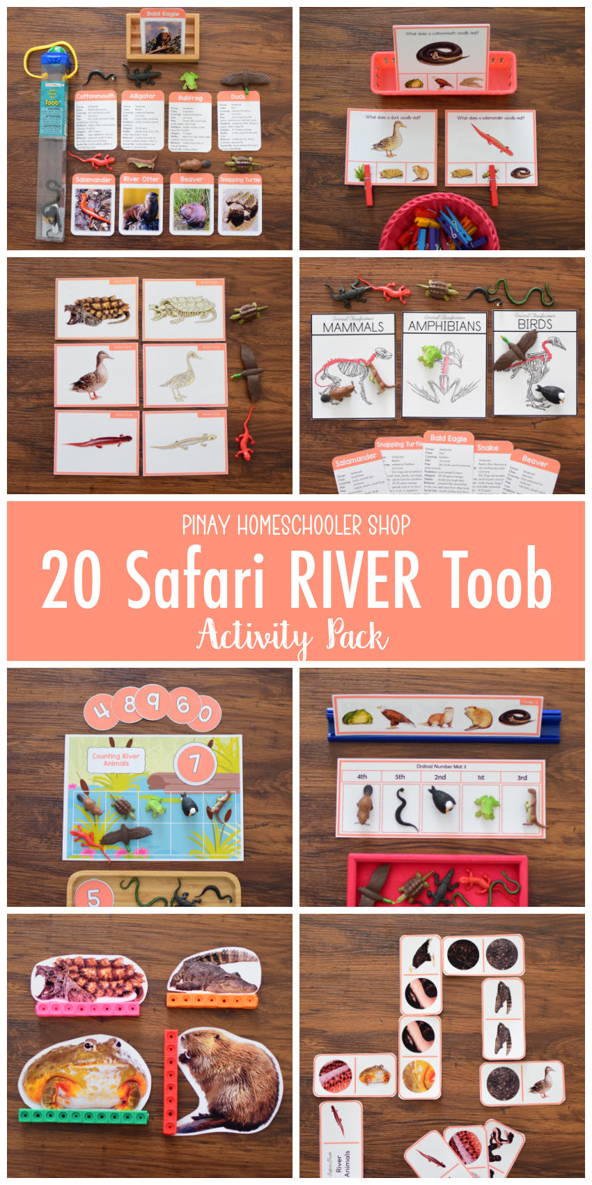 River Animals Activity Pack - Safari Toob