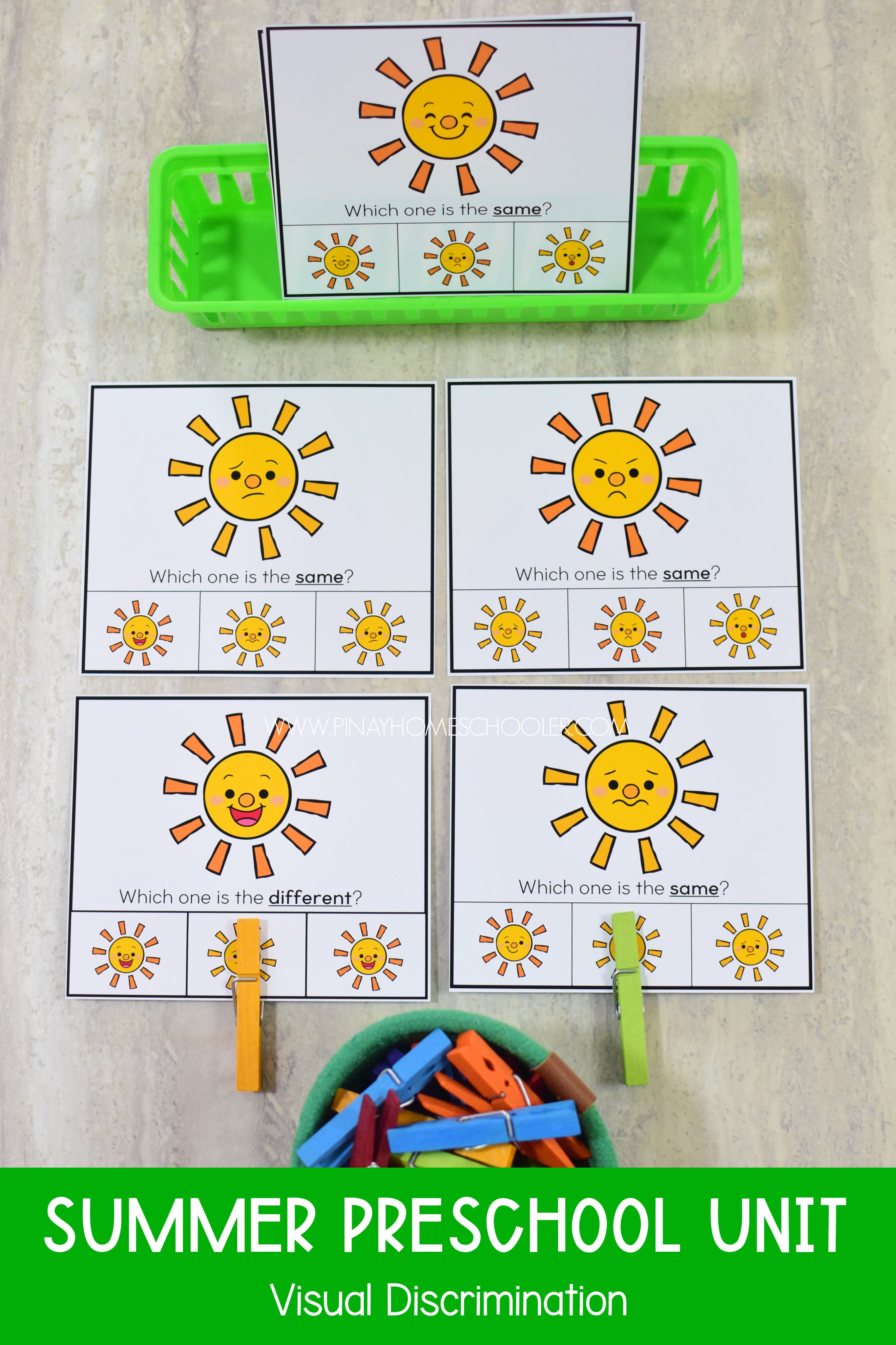 Summer Preschool Math and Literacy Pack