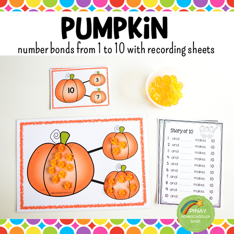 Number Bonds - Pumpkin Theme
