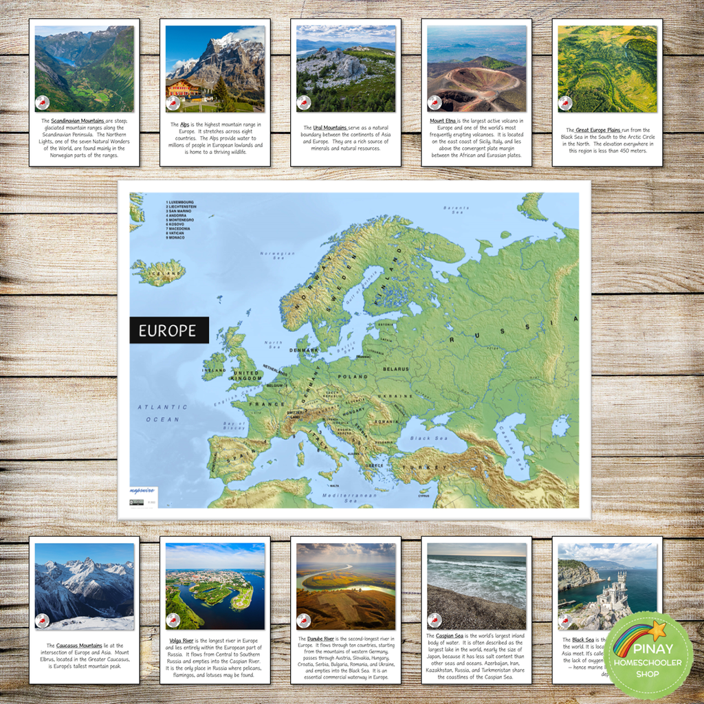 Europe Map With Physical Features europe-map-with-physical-features