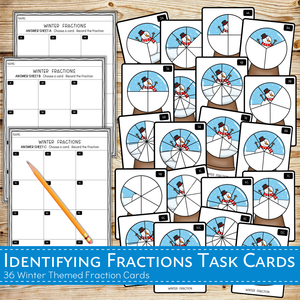 Identifying Fractions - Winter