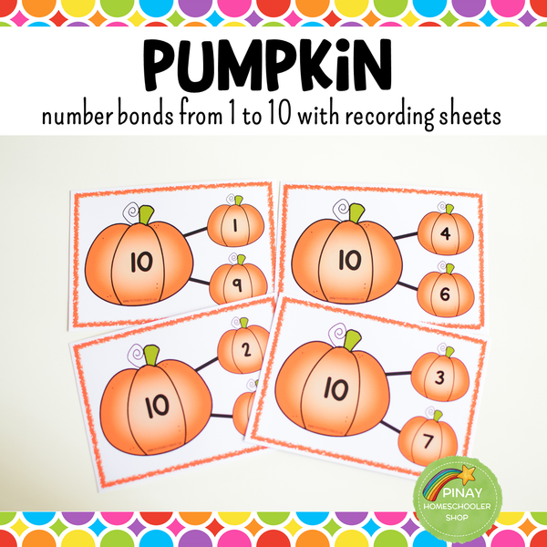 Number Bonds - Pumpkin Theme