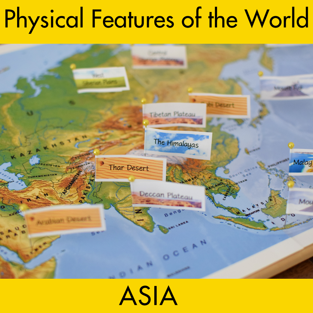 Asia Features Physical Features of Asia – Pinay Homeschooler Shop