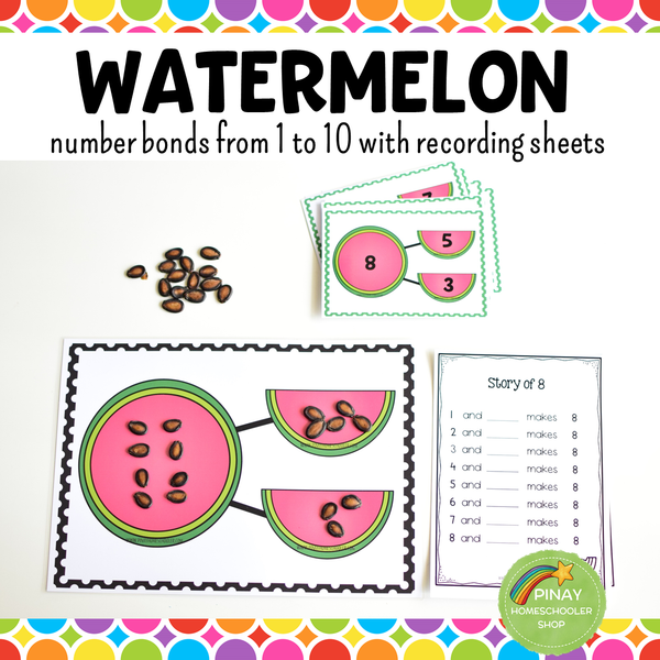 Number Bonds - Watermelon Theme