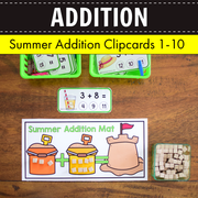 Summer Addition Clipcards