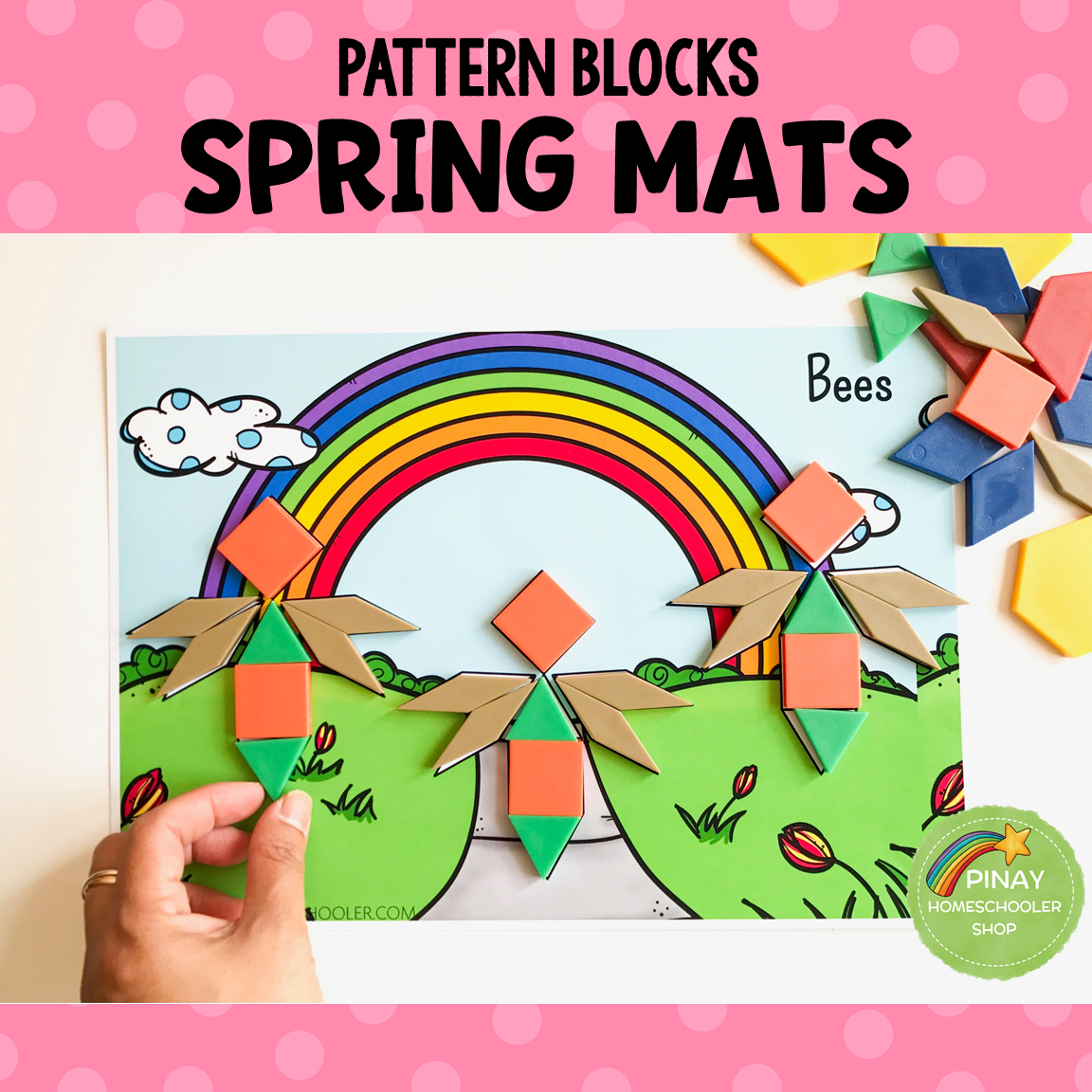 Season Pattern Blocks Puzzle Mats Bundle
