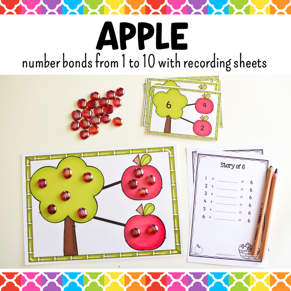 Number Bonds - Apple Themed