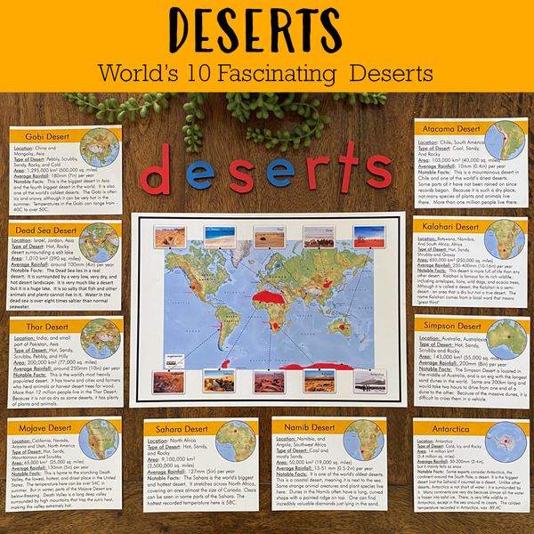 Deserts - World's 10 Fascinating Deserts