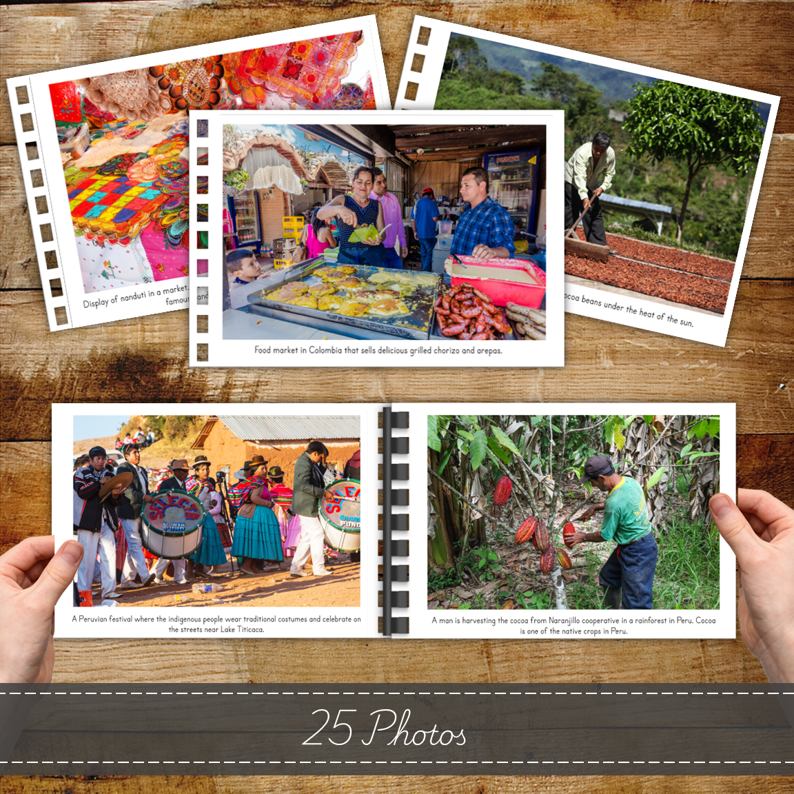 South America Montessori Geography Folder - Photos