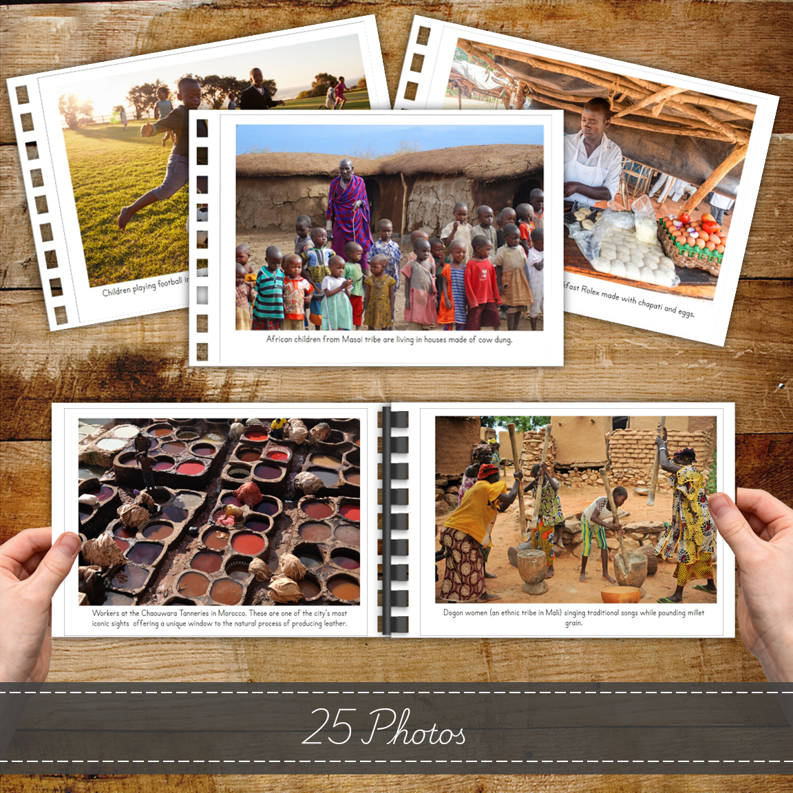 Africa Montessori Geography Folder - Photos