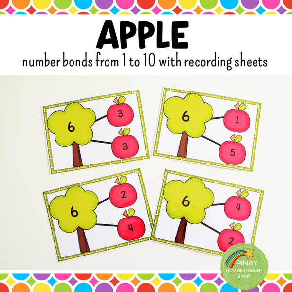 Number Bonds - Apple Themed