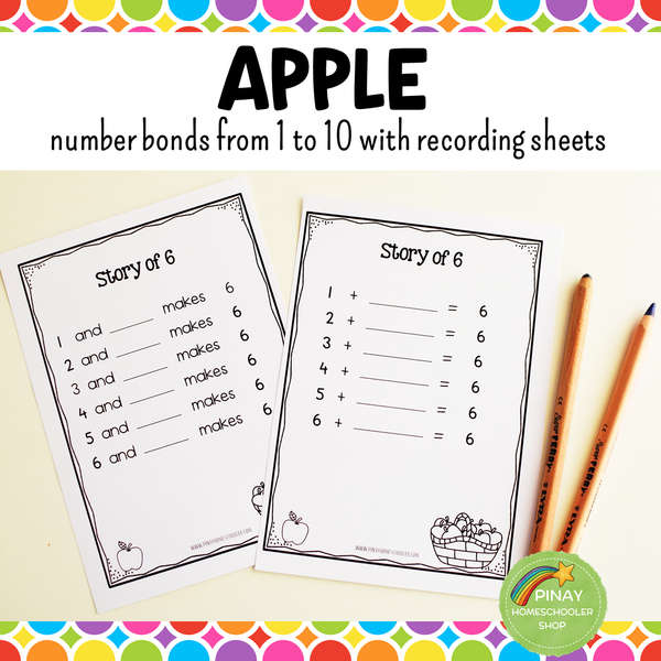 Number Bonds - Apple Themed