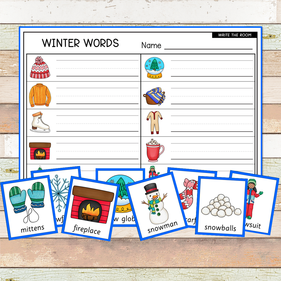 Year-Long Write the Room Spelling Growing Bundle