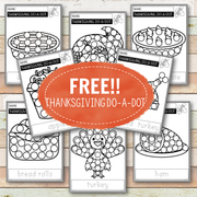 FREE Thanksgiving Do A Dot Activity