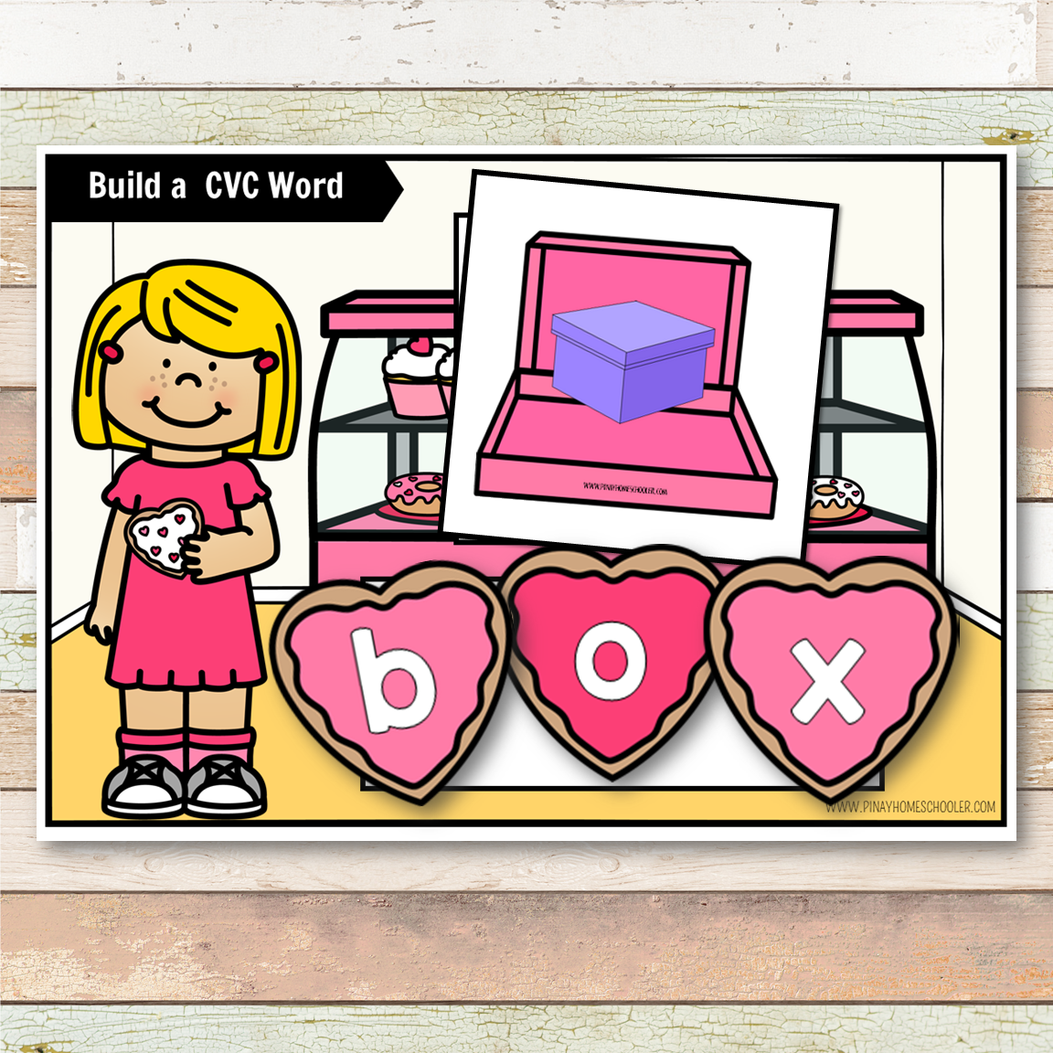 Year-long CVC Build Words Growing Bundle