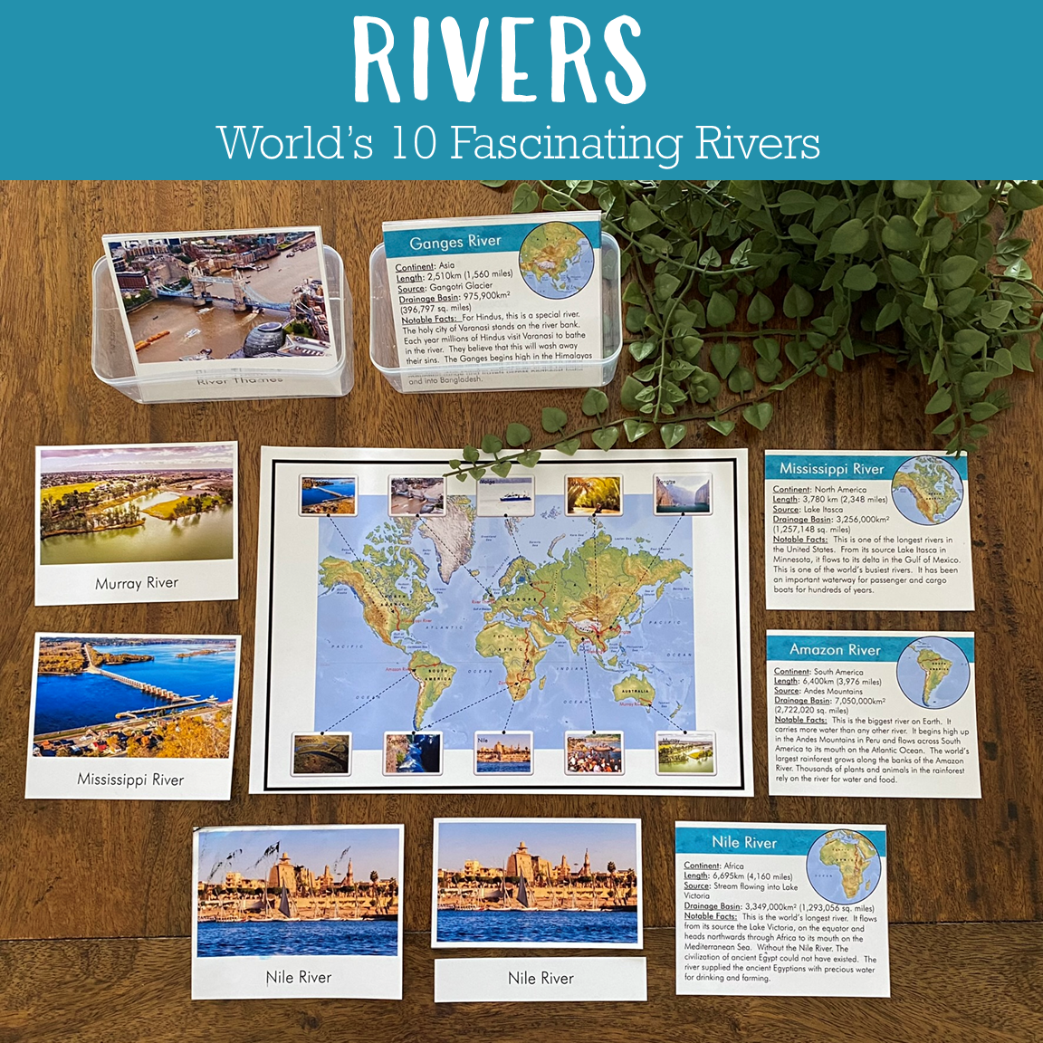 Amazing Rivers Pdf Rivers - World's 10 Fascinating Rivers – Pinay Homeschooler Shop