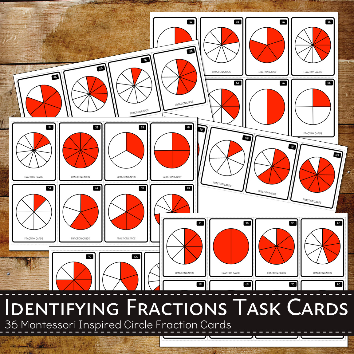 Identifying Fractions - Montessori