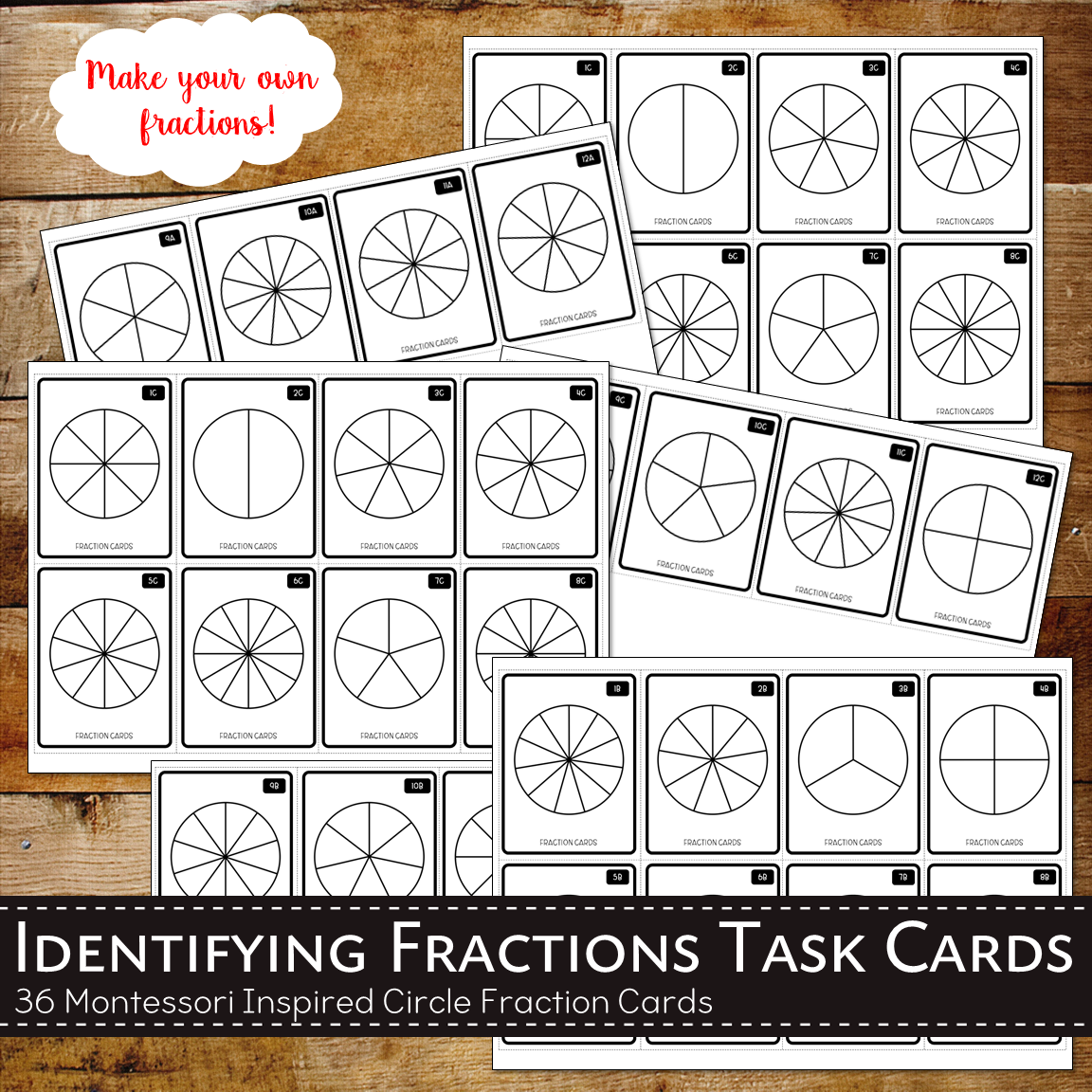 Identifying Fractions - Montessori