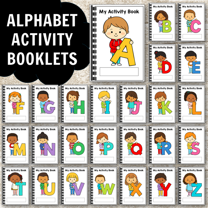 Alphabet Activity Booklets NO PREP – Pinay Homeschooler Shop
