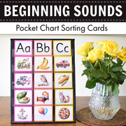 Beginning Sound Pocket Chart Cards
