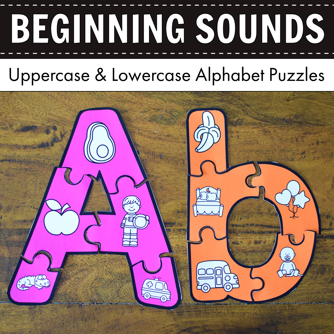 Alphabet Letter Puzzles Bundle