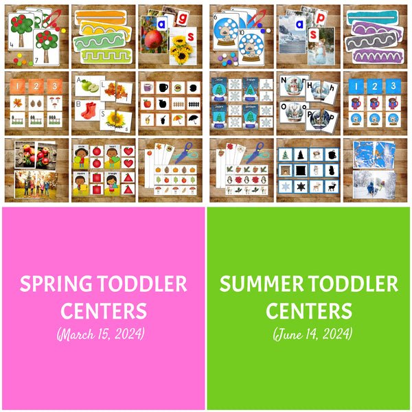 Seasonal Toddler Activity Centers