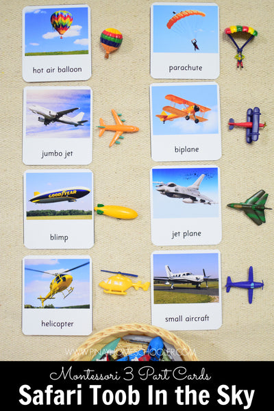 Montessori Land, Air and Water Transportation Bundle Pack