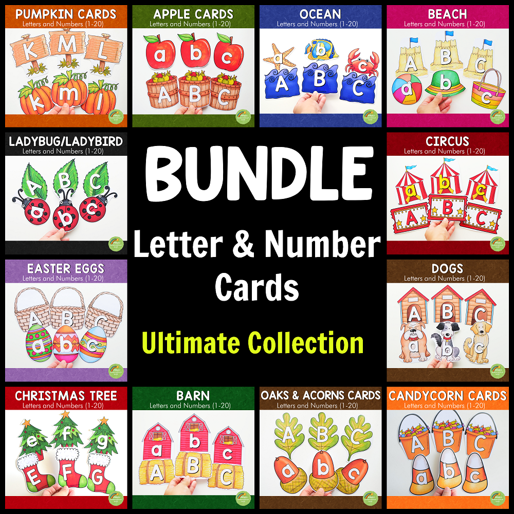Ultimate Letters and Number Cards (Growing BUNDLE)