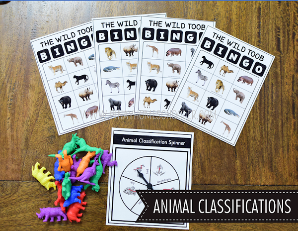 Safari Toob Wild Animals Preschool Kindergarten Learning Pack