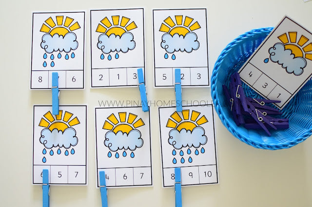 Weather Themed Preschool Mini Unit Activities
