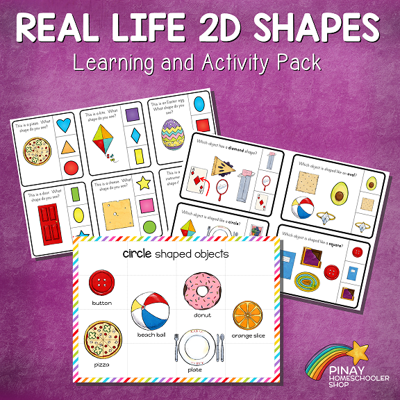 2D Shapes in Real Life Learning Pack