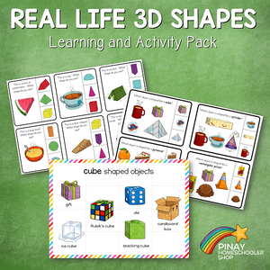 3D Shapes in Real Life Learning Pack