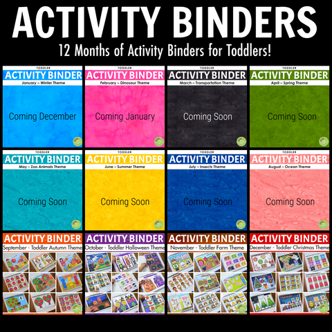 Activity Binder 12 Months Bundle - COMPLETE